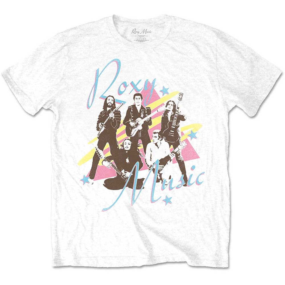 Roxy Music - Guitars Heren Tshirt - Wit